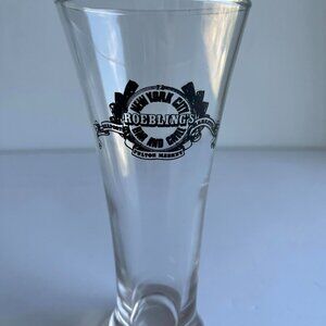Vintage Roebling's Glass - NYC Souvenir - 90s Barware - New York Decor